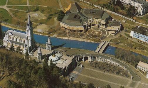 Vue aérienne du Sanctuaire